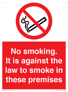 no smoking against the law